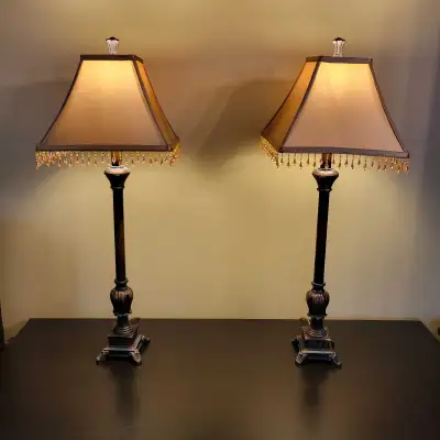 Pair of table lamps , View more