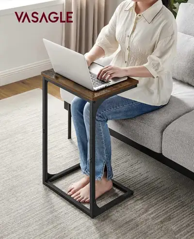 VASAGLE C-Shaped End Table, Side Table , View more