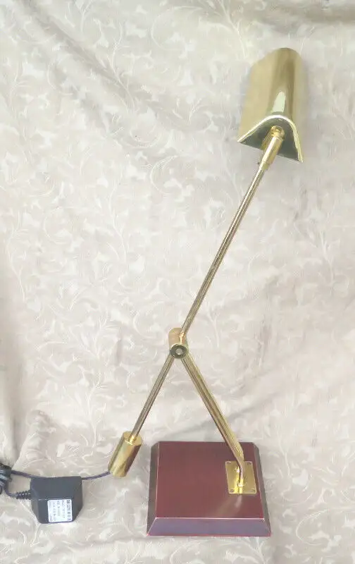 1970'S IKEA SWEDEN ADJUSTABLE TABLE DESK BRASS LAMP DENMARK in Arts & Collectibles in City of Toronto - Image 5