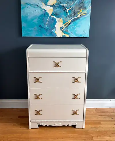 4-Drawer Art Deco Dresser, View more