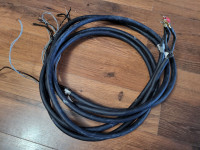 A Pair of 9.5ft. Audioquest Midnight Speaker cables-Great Cond.!