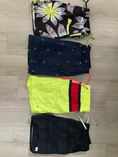 Men’s Swim Shorts Size Small (Tommy Hilfiger,  Vuori, Volcom), View more