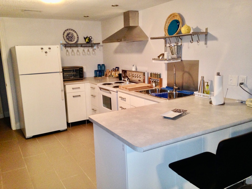 FULLY FURN. BSMT APT.              -   1 bedroom + den…2 parking 2