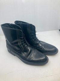 Bottes chaussures Zara faux cuir bottines oxford noirs homme 42