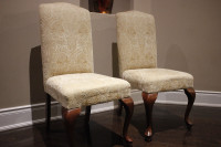 Two parsons chairs