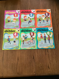 French Immersion Mes Dictées Grade1-6 School Curriculum 