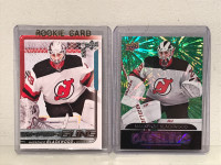 Mackenzie Blackwood Young Guns RC Rookie Hockey Card + Dazzler