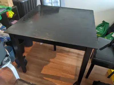 Square Black Dining Room Table, View more