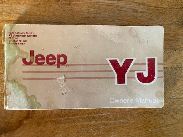 Jeep YJ Manual in Other in Ottawa