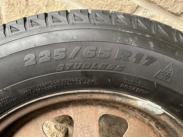 Michelin Latitude X-Ice Winter Tires 225/65R17 On Steel Rims in Tires & Rims in Hamilton - Image 3