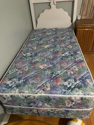 Make reasonable offers, open to trades of equal value. Single bed and frame Small bedside dresser Ch...