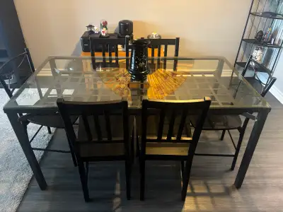 Glass Top Dining Room Table IKEA - Granas Table Set, View more