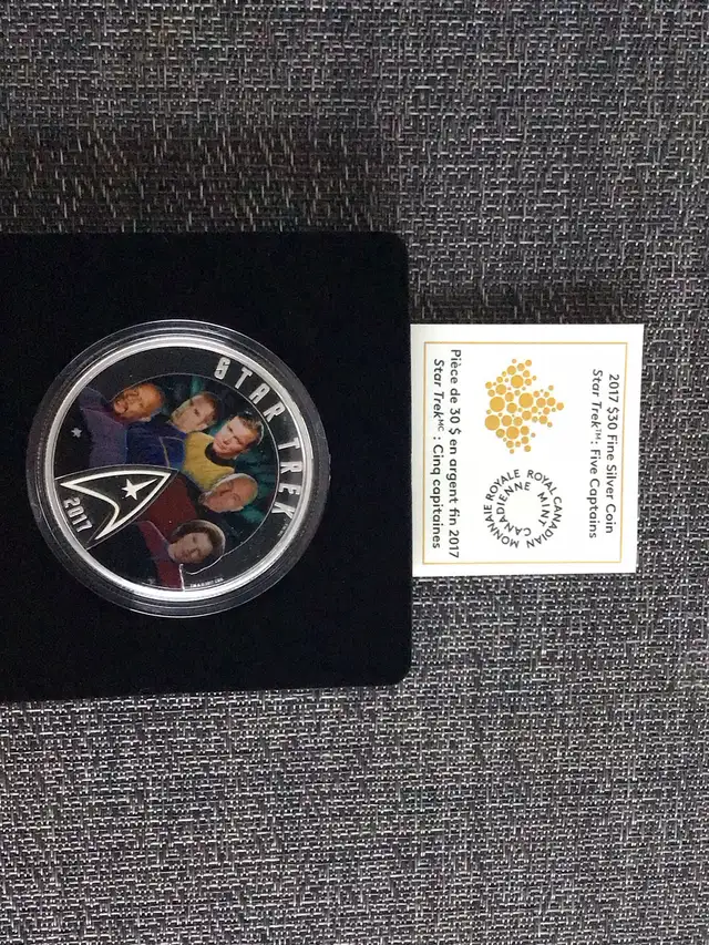 Star Trek Five Captains Coin