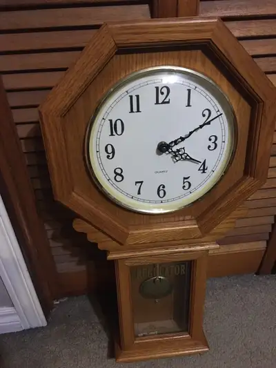 Wooden wall clock (SOLD), View more