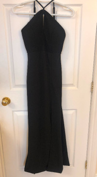 XS Black Floor Length Dress - Great Condition