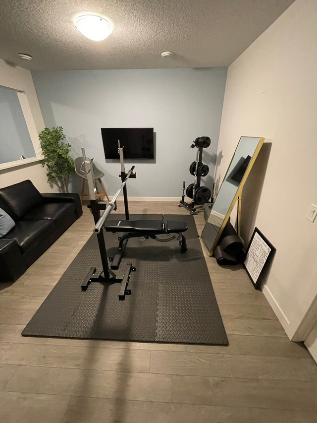 Full Weightlifting Set | Exercise Equipment | Calgary | Kijiji