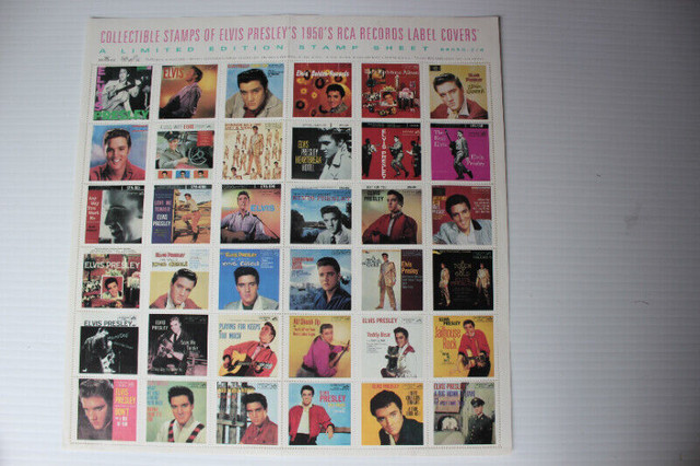 1993 Elvis Stamps Full Sheet _VIEW OTHER ADS_ in Arts & Collectibles in Kitchener / Waterloo