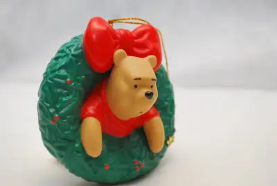 ©Disney based on the “Winnie the Pooh” works. Winnie the Pooh Christmas Tree Ornament Figurine – “A...