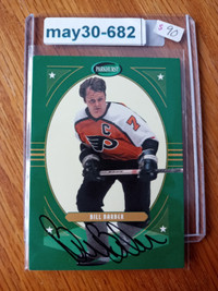 2001-02 PARKHURST BE A PLAYER UPDATE SERIES BILL BARBER AUTO