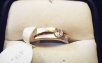 Fifth Avenue - Silver & Gold Band Ring NEW Sz 9