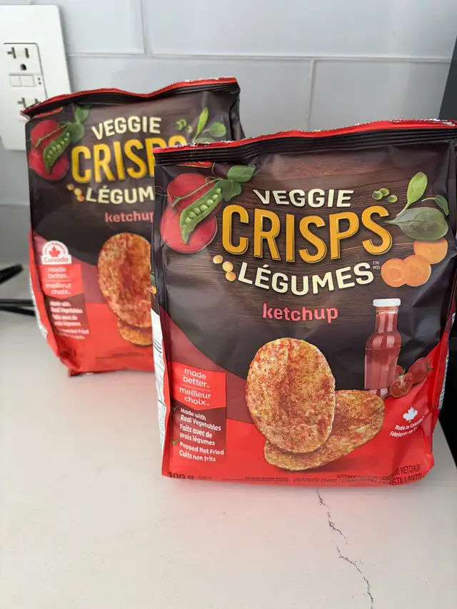 veggie crisps- ketchup 