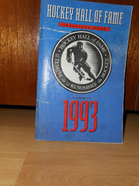 1993 Hockey Hall of Fame Guide/Map Inaugural Issue Toronto NHL,