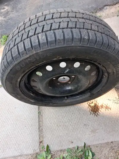 Four 215 55 17 winter tires with rims. I have 2 Kumho and 2 Wanl. Ideal for Toyota Camry or RAV 4. C...