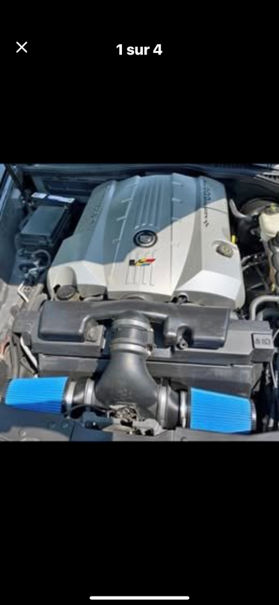 ADAPTEURS POUR FILTREURS A AIR CADILLIAC XLR ET XLRV (neuf) Deux adaptateurs en plastique prototypag...