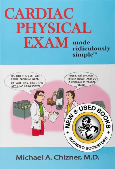 Cardiac Physical Exam Made Ridiculously Simple 9781935660392, View more