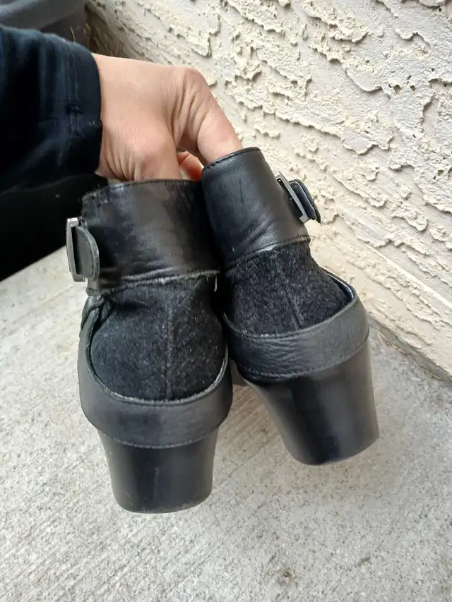 Leather Boots Alegria Women Size 41 in Women's - Shoes in Calgary - Image 4