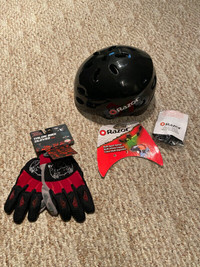 Multi-sport Razor Helmet & Gloves