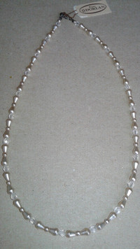 NEW! Bijoux D'Orlan Necklace with Pearlized & Faceted Beads