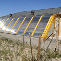 Outdoor greenhouse panels