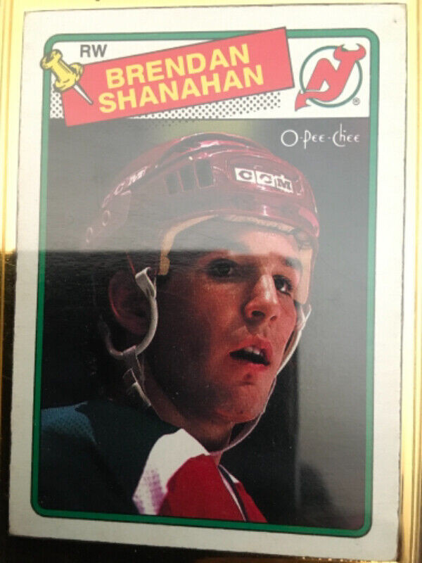Rare 1988 Brendan Shanahan NHL card #122 Pee Chee Rookie MINT in Arts & Collectibles in Windsor Region