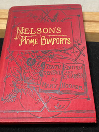 Hooper Mary 1889 Nelson's Home Comforts Cookbook Cooking