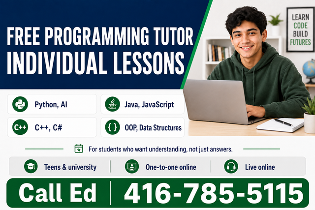 Free Programming Tutor Individual Lessons505382090090762240