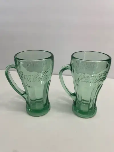 vintage Libby glass Coca Cola cups , View more