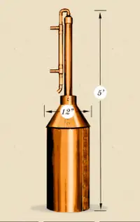 10 gallon copper distiller