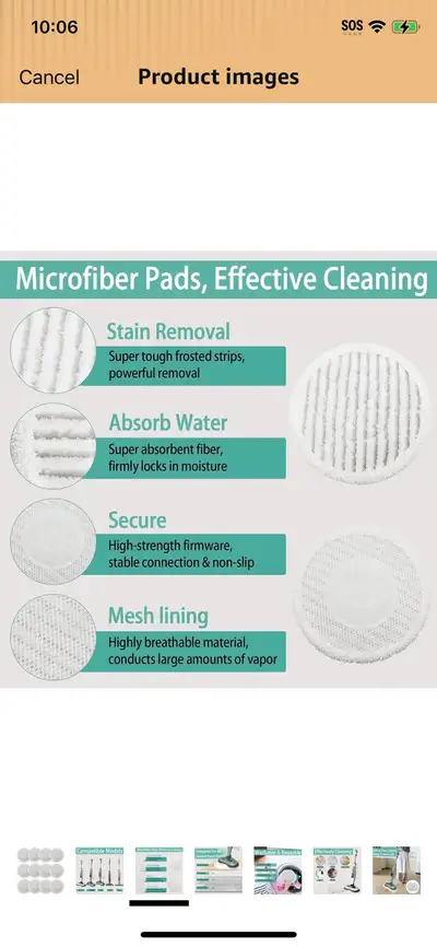New-Shark Steam Mop Pads Replacement!, View more