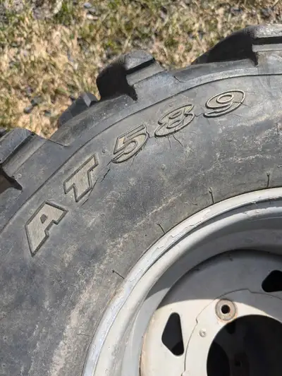 From a Kawasaki brute force. At27x11x12 At27x9x12 Lots of tread left. Pick up minnow lake