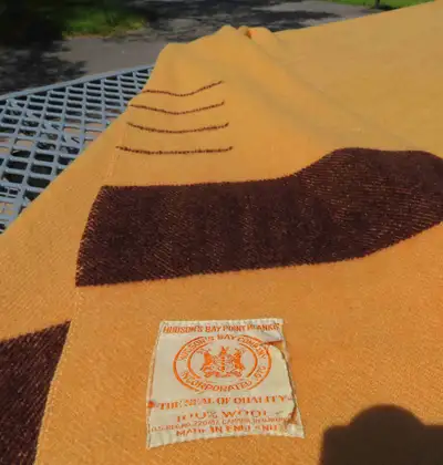Hudson's Bay 4.Point 1940s Heirloom-Quality Wool Blanket $425, View more