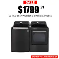 Save Big on LG Washer WT7900HBA & Dryer DLEX7900BE