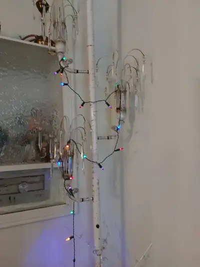 Amazing, antique pole lamp, View more