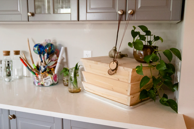 Lombricomposteur pour composter avec des vers "Red Wigglers", View more