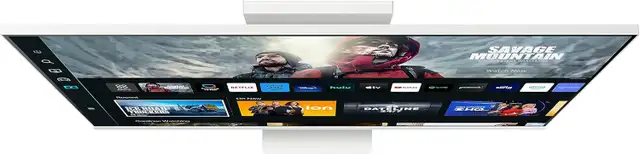 SAMSUNG 32" 4K Smart Computer Monitor & Smart TV Remote + Camera in Monitors in West Island - Image 5
