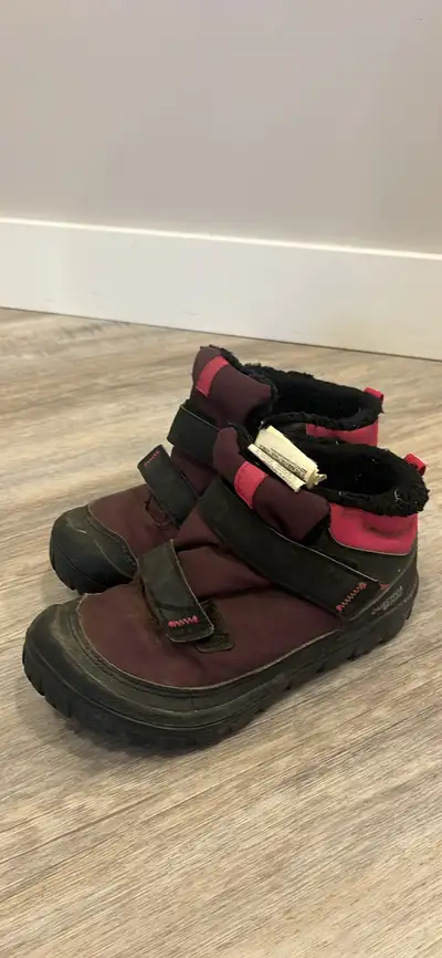 Girls size 1 boots/shoes waterproof, View more