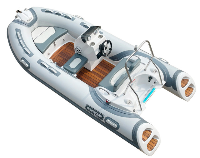 NS390C 13 feet Luxury Reinforced Fiberglass Hull Inflatable Boat in Other in London