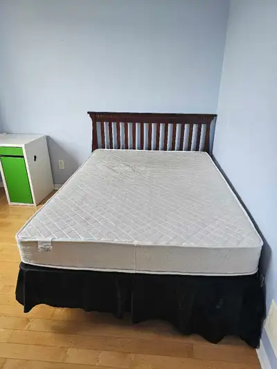 twin bed with mattress , View more