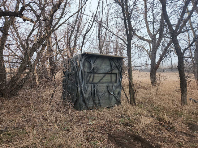 Hunting blind/ice shack made from spray foam insulation in Fishing, Camping & Outdoors in Saskatoon - Image 2