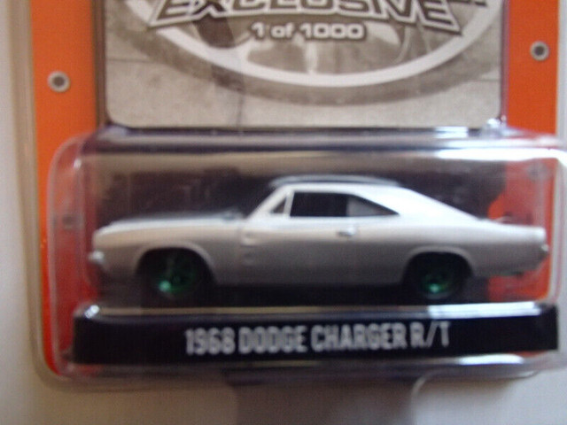 1:64 Greenlight Hobby Distributor Excl 1968 Dodge Charger R/T gm in Toys & Games in Sarnia - Image 3